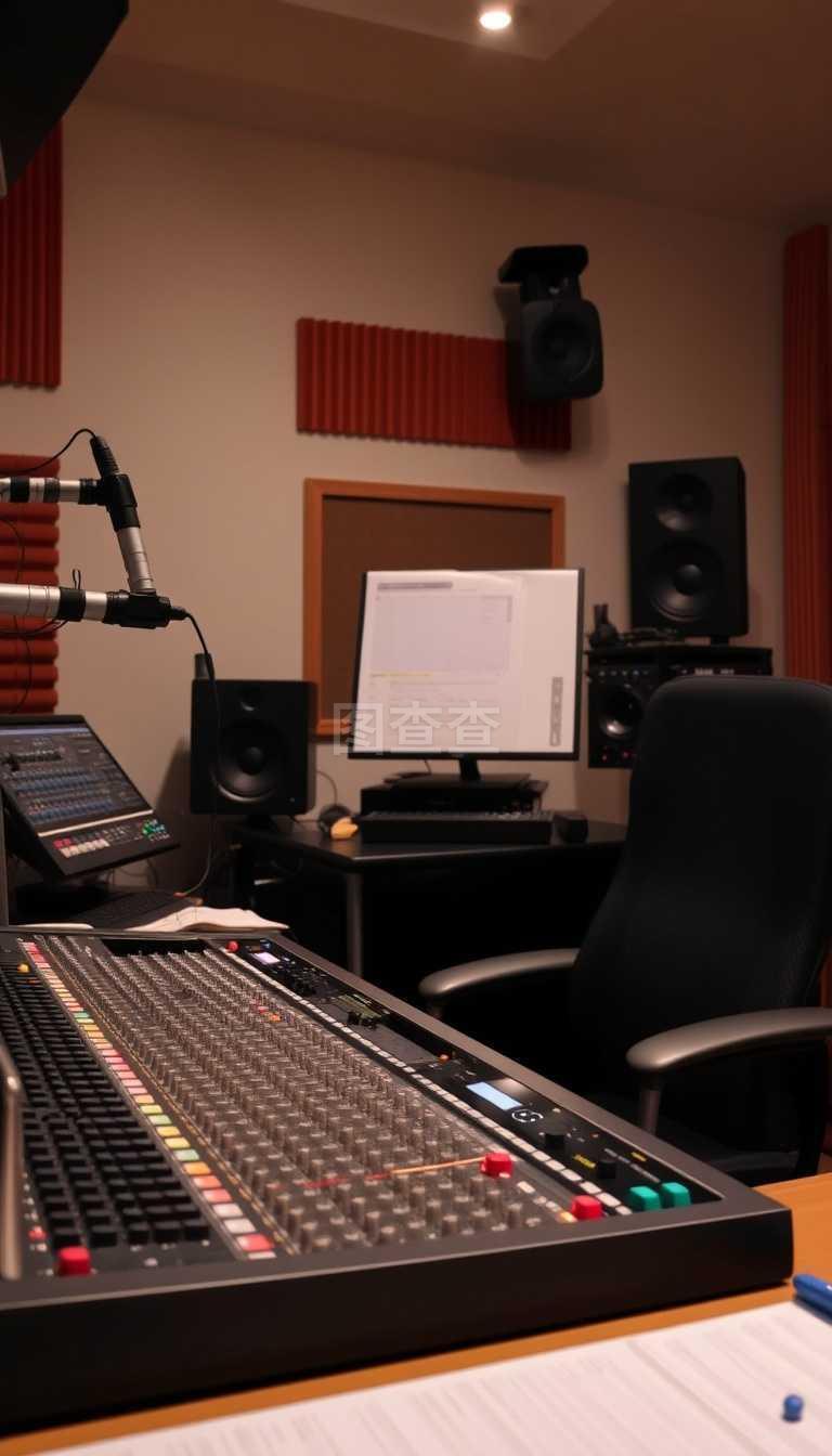 錄音棚混音臺 專業音樂在動畫片制作中的關鍵角色